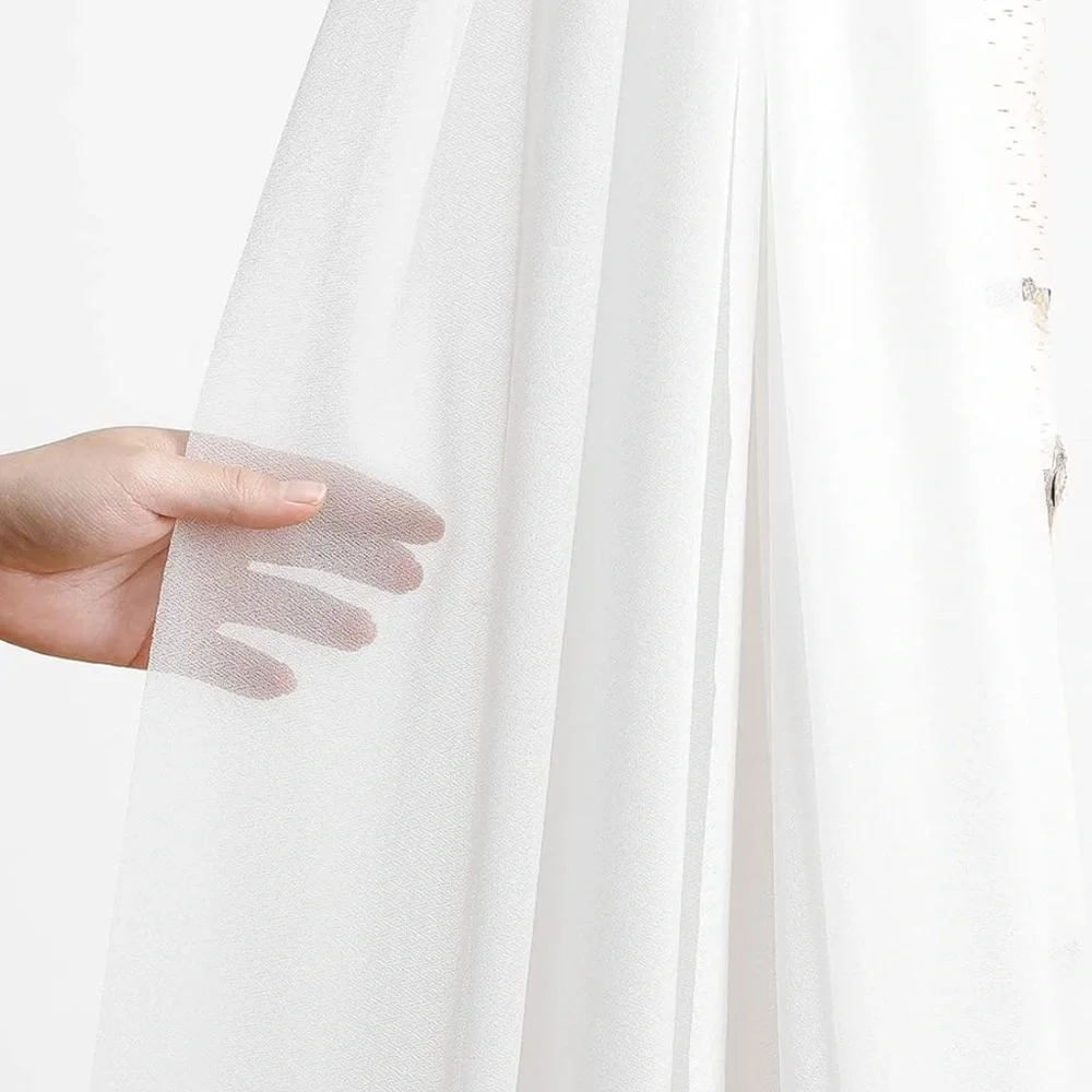 White Fabric Draping